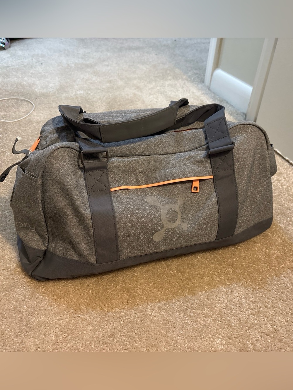 Orangetheory Grey Duffel Bag